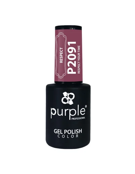 PURPLE GEL POLISH COLOR RESPECT YOUR TIME 10ML