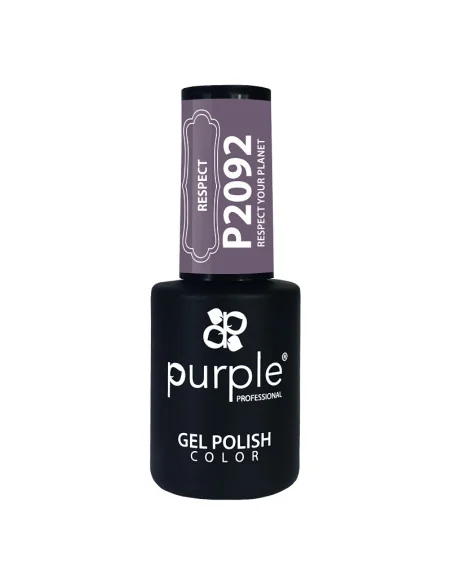 PURPLE GEL POLISH COLOR RESPECT YOUR PLANET 10ML