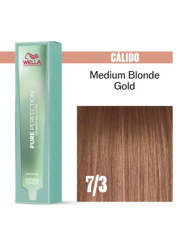 Wella Pure Perfection 7/3 Rubio Medio Dorado 60ml