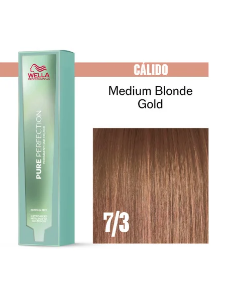 Wella Pure Perfection 7/3 Rubio Medio Dorado 60ml