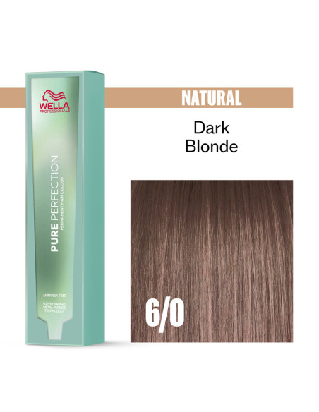WELLA PURE PERFECTION 6/0 RUBIO OSCURO 60ML