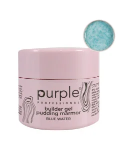 PURPLE BUILDER GEL PUDDING MARMOR BLUE WATER 15GR