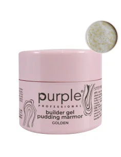 PURPLE BUILDER GEL PUDDING MARMOR GOLDEN 15GR