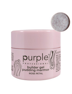 PURPLE BUILDER GEL PUDDING MARMOR ROSE PETAL 15GR