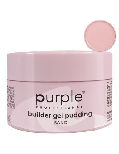 PURPLE BUILDER GEL PUDDING SAND 50GR