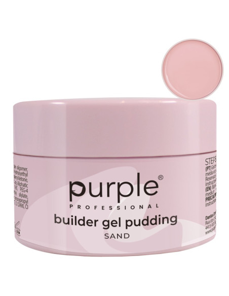 PURPLE BUILDER GEL PUDDING SAND 50GR