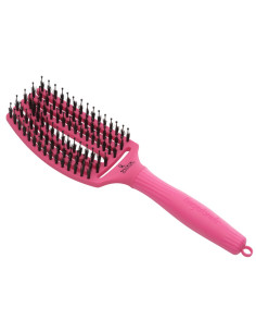 OLIVIA GARDEN FINGERBRUSH BOAR & NYLON PINK INK THINK PINK COLLECTION