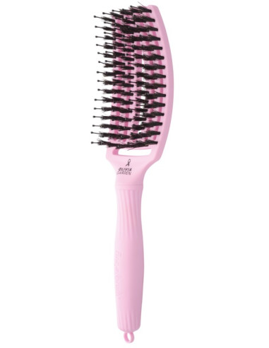 OLIVIA GARDEN FINGERBRUSH BOAR & NYLON PAPER BLUSH THINK PINK COLLECTION