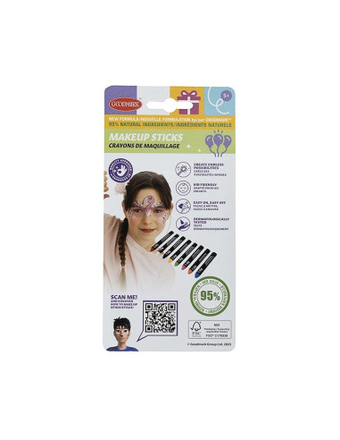 GOODMARK KIT 8 MINI LAPICES GRASOS PARA MAQUILLAJE FACIAL