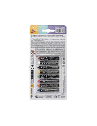 GOODMARK KIT 8 MINI LAPICES GRASOS PARA MAQUILLAJE FACIAL