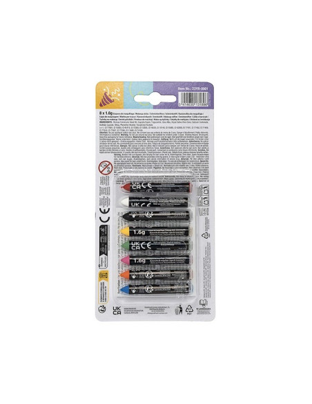 GOODMARK KIT 8 MINI LAPICES GRASOS PARA MAQUILLAJE FACIAL