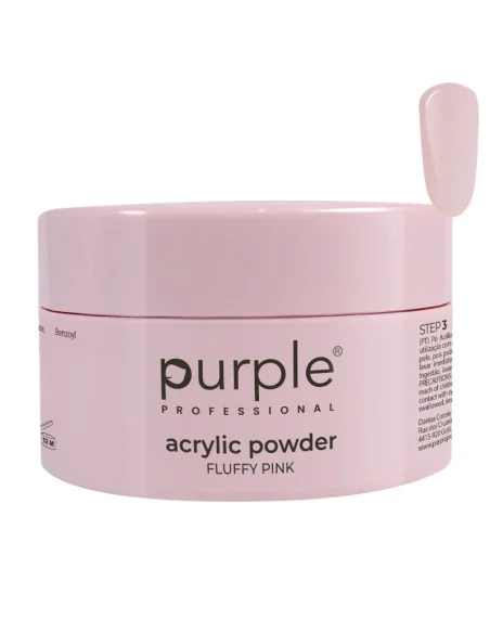 Purple Acrylic Powder Fluffy Pink 80gr | Mathiss Ibiza