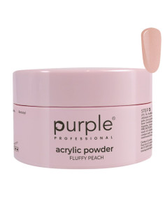 Purple Acrylic Powder Fluffy Peach 80gr | Mathiss Ibiza