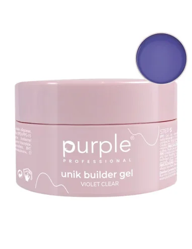Purple Unik Builder Gel Violet Clear 100gr | Mathiss Ibiza