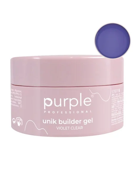 Purple Unik Builder Gel Violet Clear 100gr | Mathiss Ibiza