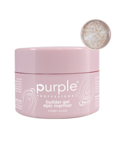 Purple Builder Gel Epic Marmor Honey Glow 15gr