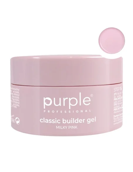 Purple Classic Builder Gel Milky Pink 100gr | Mathiss Ibiza