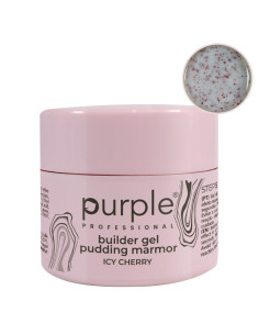 Purple Builder Gel Pudding Marmor Icy Cherry 15gr