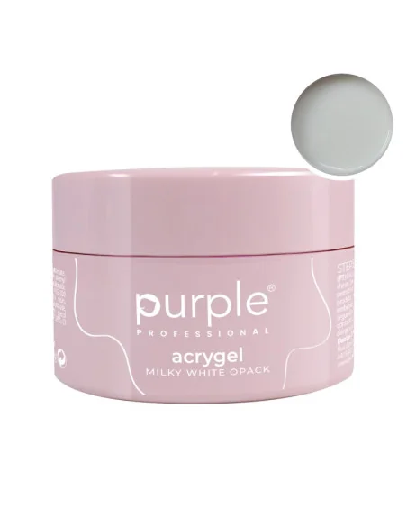 Purple Acrygel Milky White Opack 50ml | Mathiss Ibiza