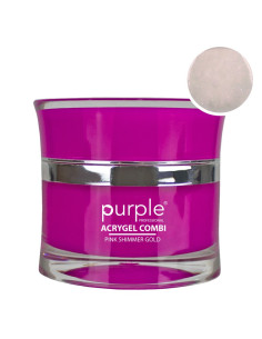 Purple Acrygel Combi Pink Shimmer Gold 50ml | Mathiss Ibiza