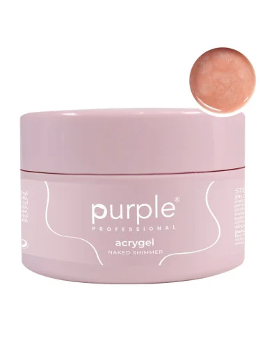 Purple Acrygel Combi Naked Shimmer 50ml | Mathiss Ibiza