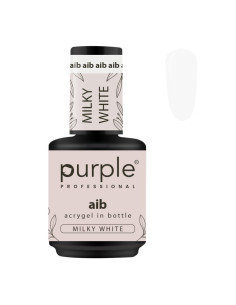Purple Acrygel In Bottle Milky White 15ml | Mathiss Ibiza