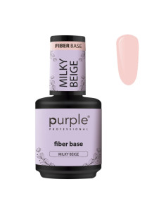 Purple Fiber Base Milky Beige 15ml | Mathiss Ibiza