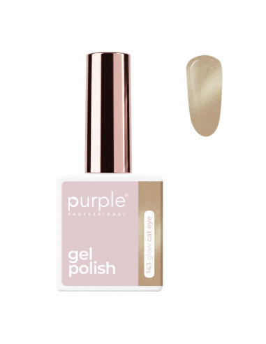 Purple Gel Polish 143 Glow Cat Eye 10ml | Mathiss Ibiza