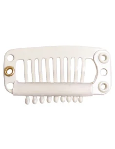 Eurostil clips para extensiones 3,2 cm rubios 4 uds