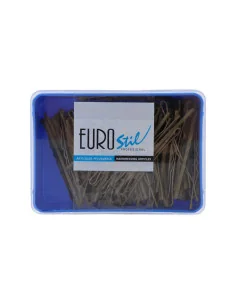 Eurostil clips ondulados 65 mm bronce mate 200 uds 2