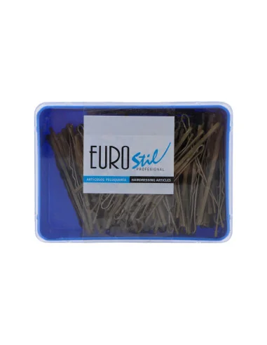 Eurostil clips ondulados 65 mm bronce mate 200 uds
