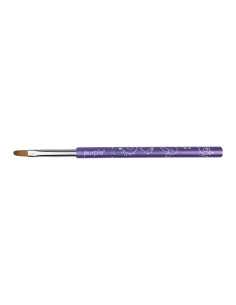 ***PURPLE PINCEL DECORADO NYLON #6 OVAL PARA GEL***