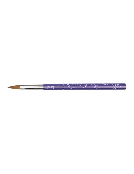 ***PURPLE PINCEL KOLINSKY 75% #8 OVAL PARA ACRILICO**