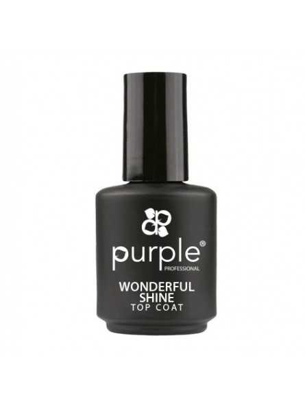 PURPLE WONDERFUL SHINE TOP COAT 15ML|Mathiss