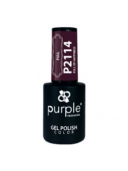 PURPLE GEL POLISH COLOR FULL OF HAPPINESS 10ML|Mathiss