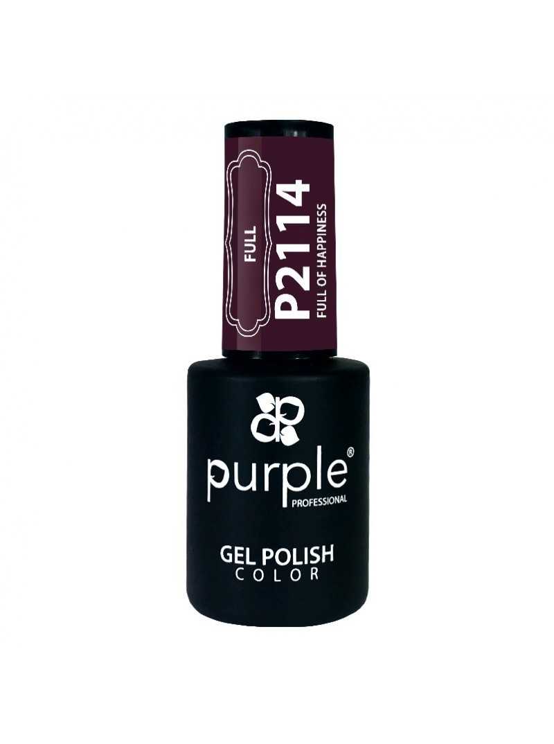 PURPLE GEL POLISH COLOR FULL OF HAPPINESS 10ML|Mathiss