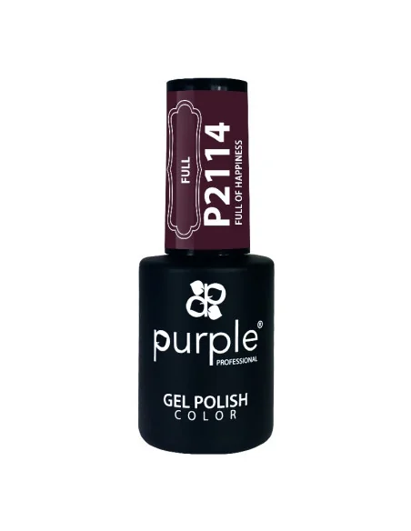 PURPLE GEL POLISH COLOR FULL OF HAPPINESS 10ML