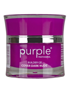 ***PURPLE GEL DE CONSTRUCCION COVER DARK NUDE 15GR**