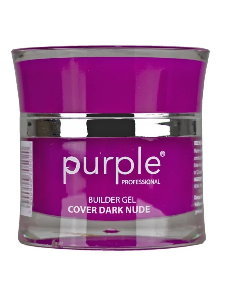 ***PURPLE GEL DE CONSTRUCCION COVER DARK NUDE 15GR**