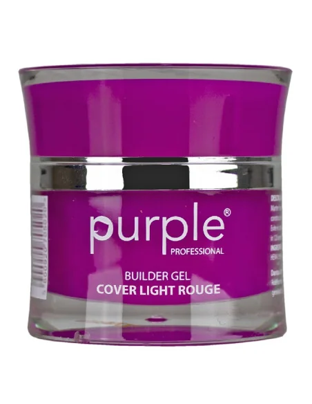 ***PURPLE GEL DE CONSTRUCCION COVER LIGHT ROUGE 15GR***