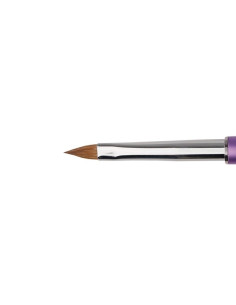 ***PURPLE PINCEL KOLINSKY 75% #4 OVAL PARA ACRILICO Y 3D*** 2
