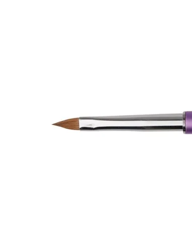 ***PURPLE PINCEL KOLINSKY 75% #4 OVAL PARA ACRILICO Y 3D***