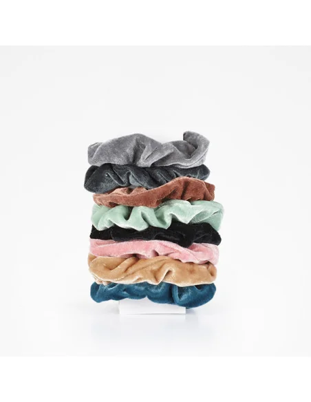 BIFULL HAIR BAND VELVET 01 ( PACK 8 COLORES )