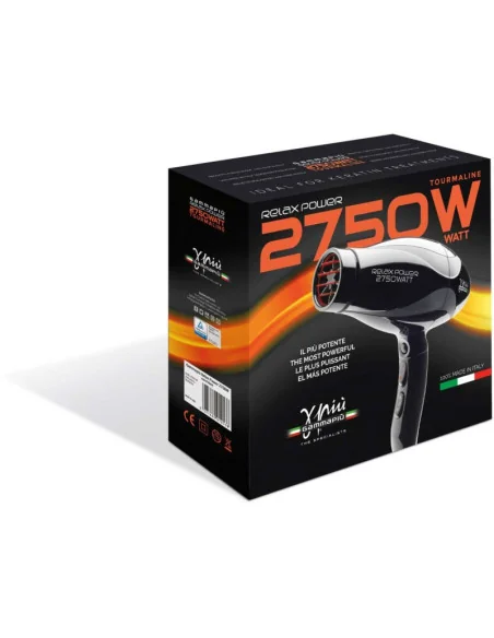 GAMMA+ SECADOR RELAX POWER NEGRO 2750W