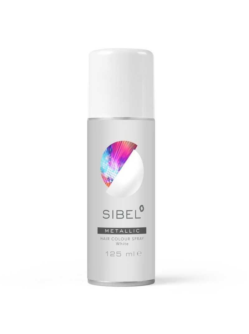 SIBEL HAIR COLOUR SPRAY METALLIC WHITE 125ML|Mathiss