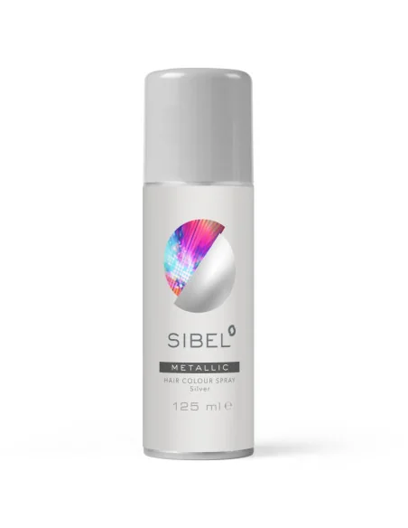 SIBEL HAIR COLOUR SPRAY METALLIC SILVER 125ML