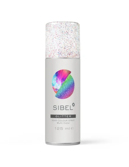 SIBEL HAIR COLOUR SPRAY GLITTER MULTI COLOR 125ML