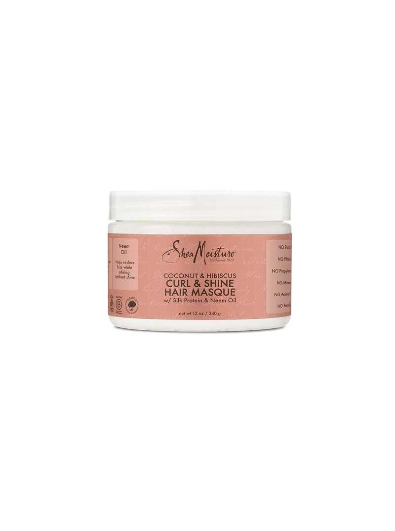 SHEA MOISTURE COCONUT & HIBISCUS CURL & SHIINE MASQUE 340GR|Mathiss