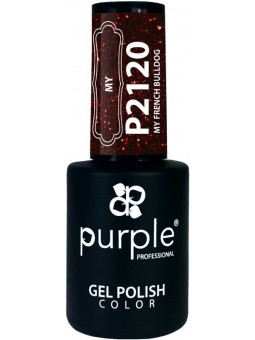 PURPLE GEL POLISH COLOR MY FRENCH BULL DOG 10ML|Mathiss