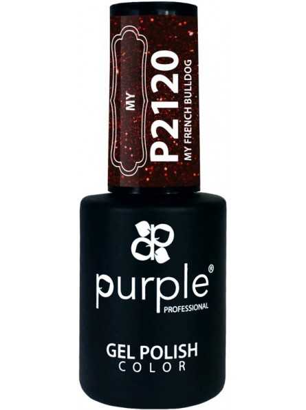 PURPLE GEL POLISH COLOR MY FRENCH BULL DOG 10ML|Mathiss